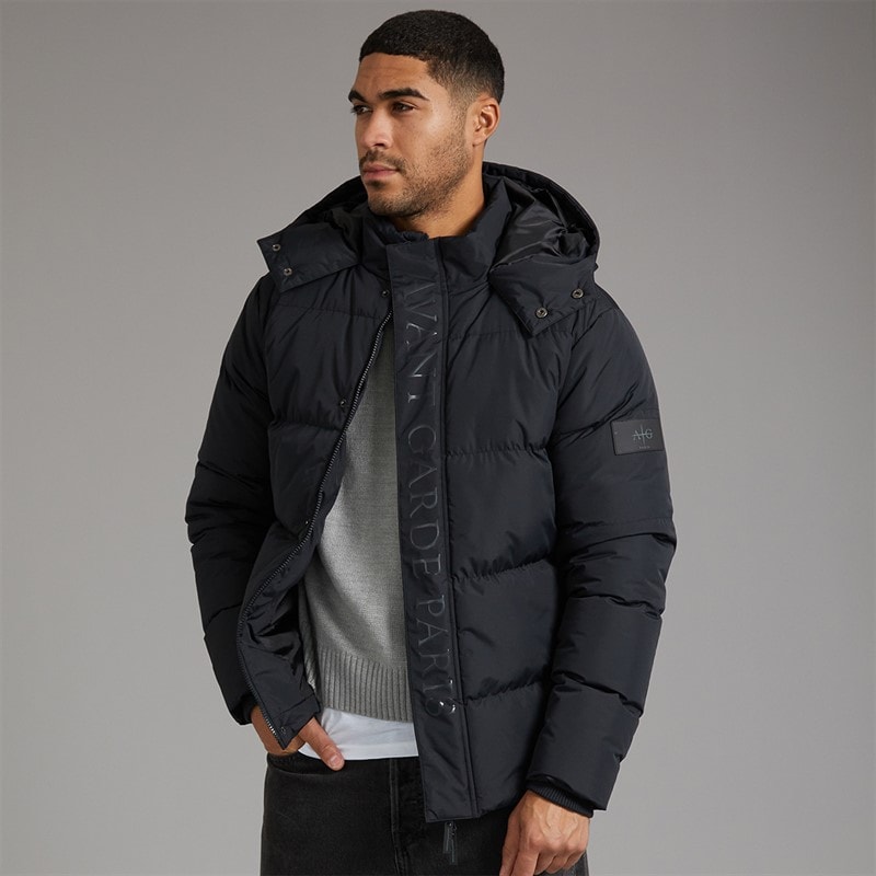 Avant Garde Mens Pyron Puffer Jacket Black