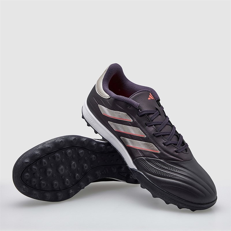 adidas Mens Copa Pure 2 League Vivid Horizon Pack TF Astro Football Boots Aurora Black/Platinum Metallic/Turbo