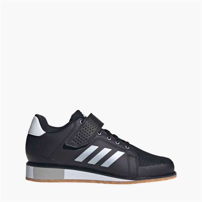 adidas Mens APWR Perfect 3 Weight Lifting Training Shoes Core Black/Zero Metalic/Grey Two