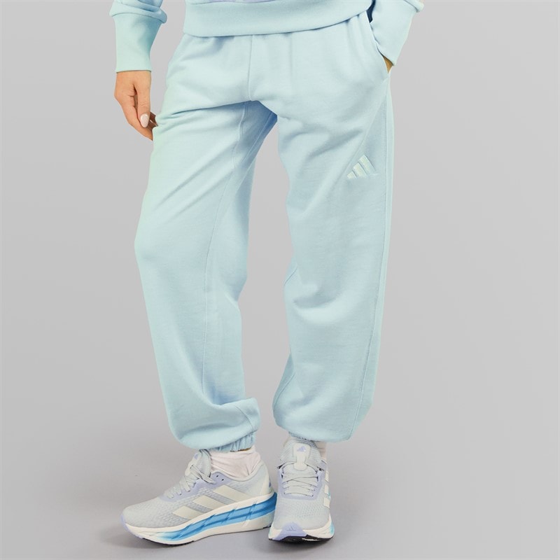 adidas Womens All SZN French Terry Loose Joggers Halo Mint