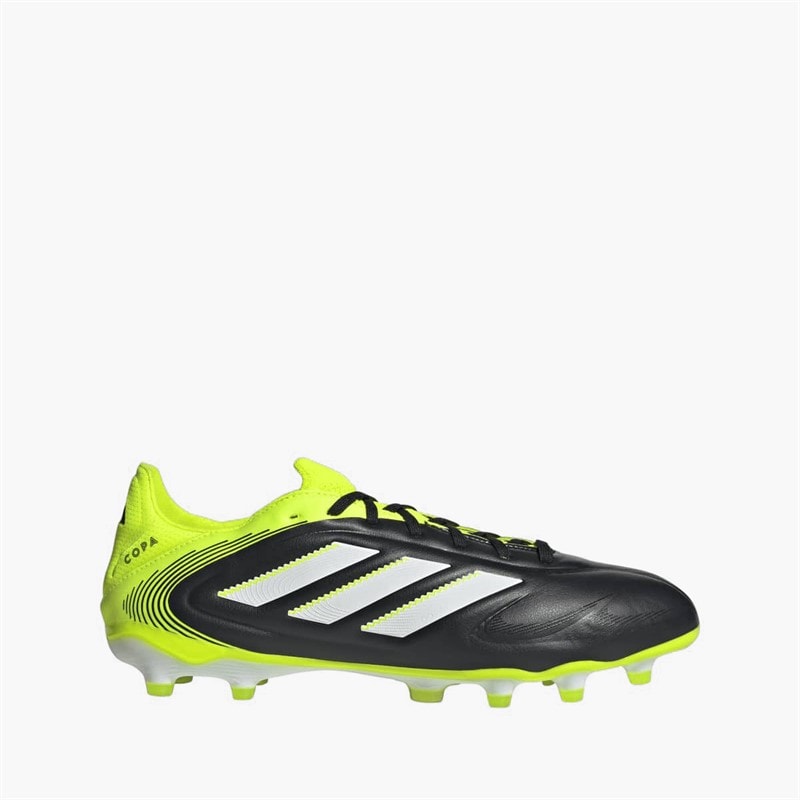 adidas Mens Copa Pure 3 Pro Radiant Blaze Pack FG Frim Ground Football Boots Core Black/White/Lucid Lemon