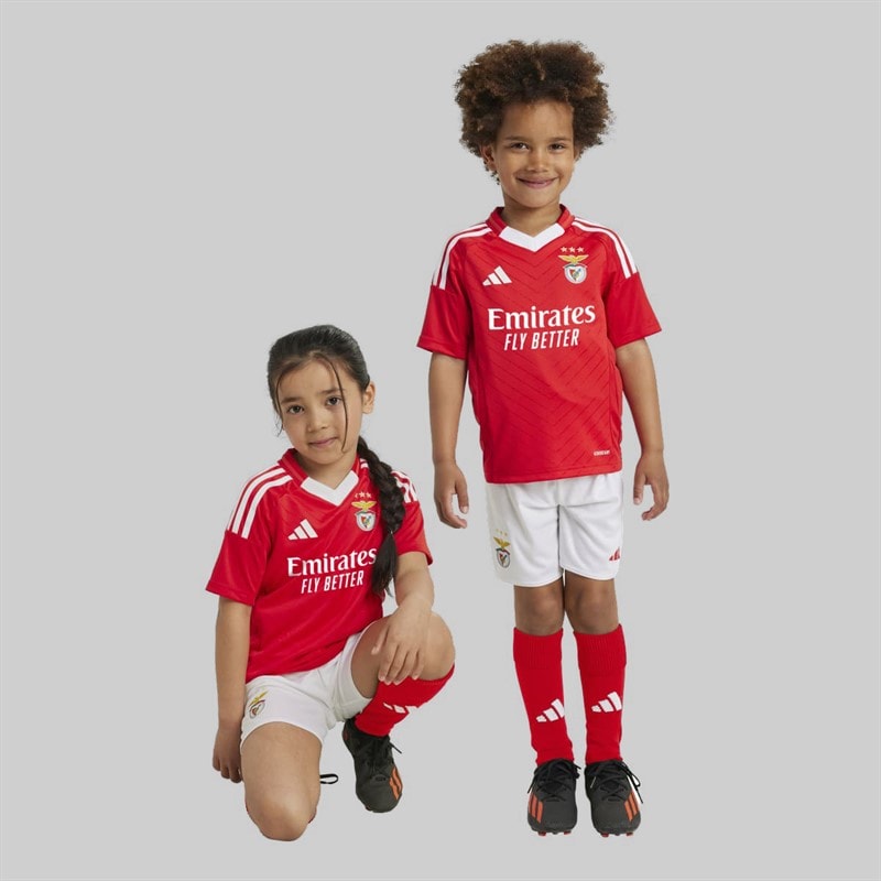 adidas Kids SLB Benfica FC 24/25 Home Mini Kit Benfica Red
