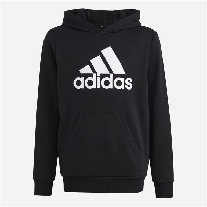 adidas Junior Big Logo Hoodie Black/White