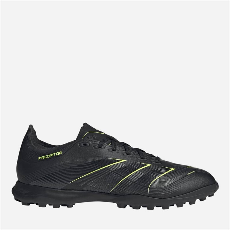 adidas Mens Predator League Electric Stealth Pack TF Astro Football Boots Core Black/Carbon/Lucid Lemon