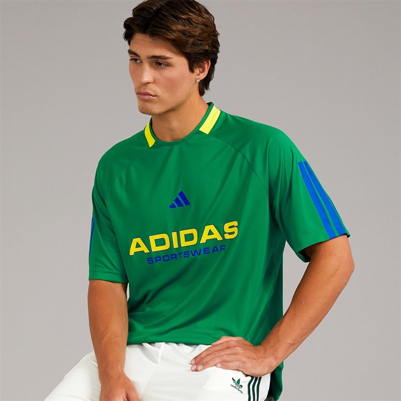 adidas Mens House Of Tiro Nations Pack T-Shirt Bold Green
