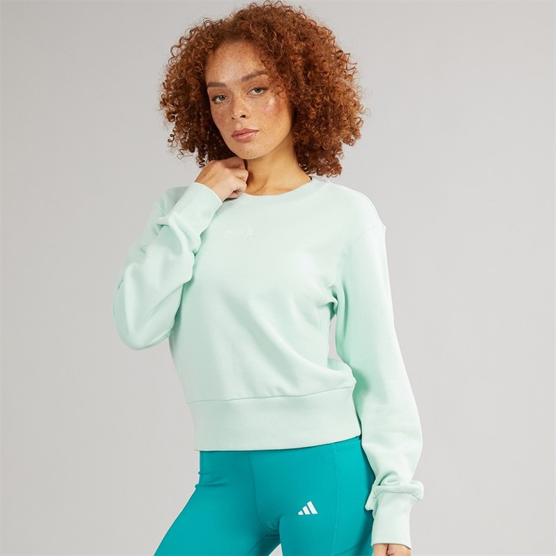 adidas Womens All SZN Sweatshirt Halo Mint