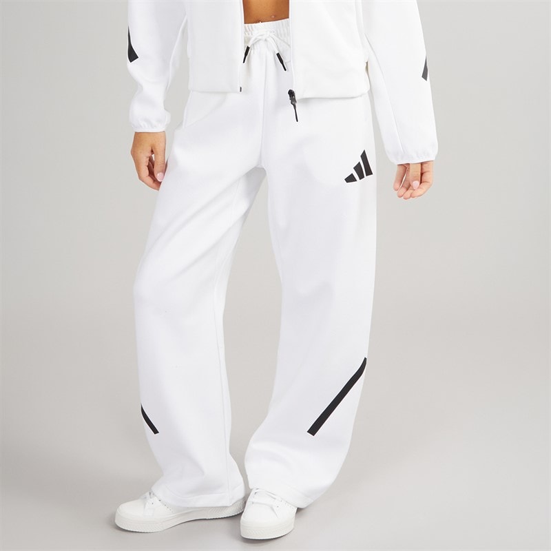 adidas Womens Z.N.E Barrel Track Pants White/Black