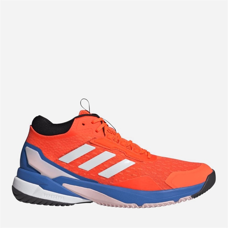 adidas Mens Crazyflight 6 Mid Indoor Court Shoes Team Solar Orange/Zero Metalic/Bright Royal