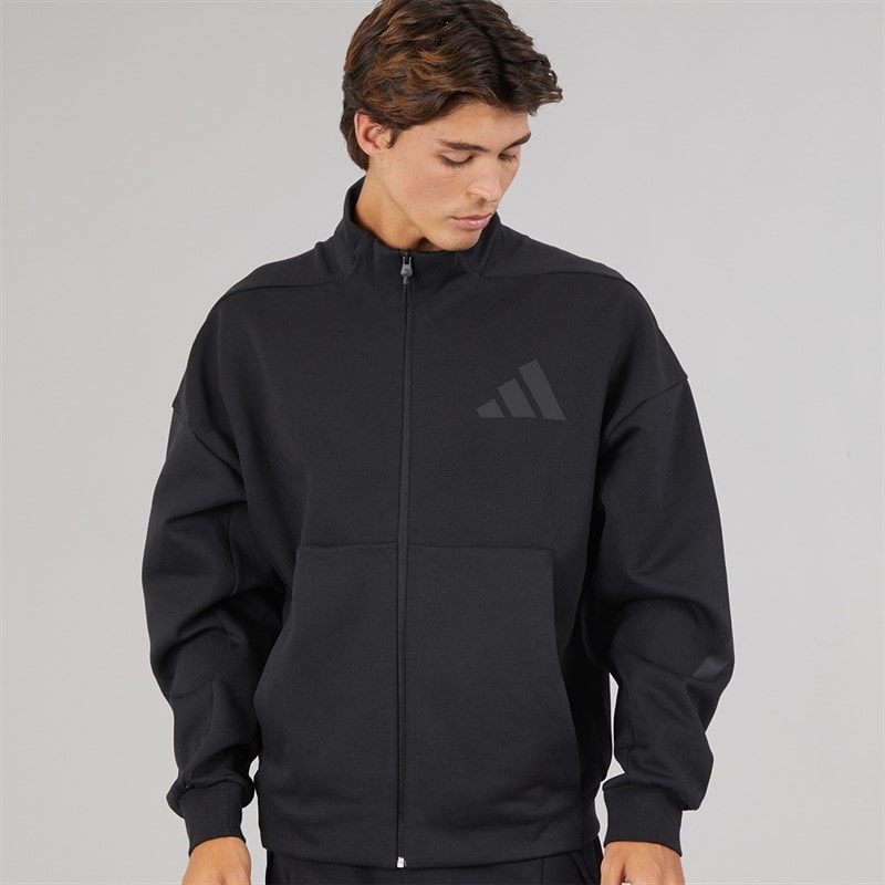 adidas Mens Z.N.E Full Zip Track Top Black