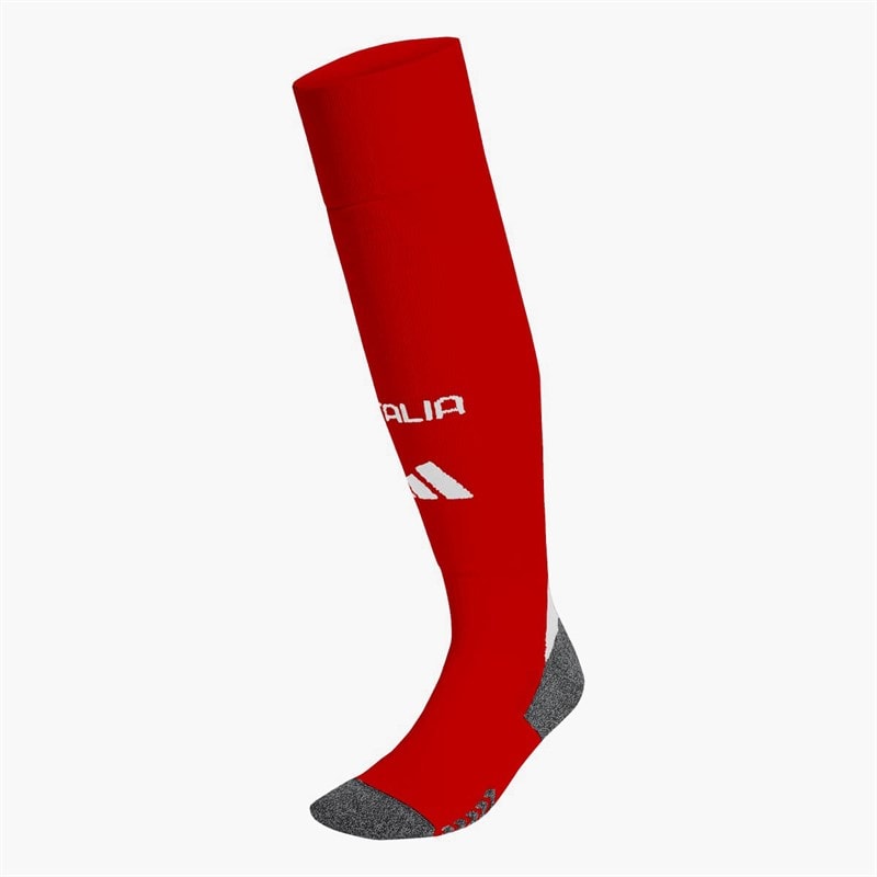 adidas FIGC Italy Womens Team 2025 Away Socks Pure Ruby/White