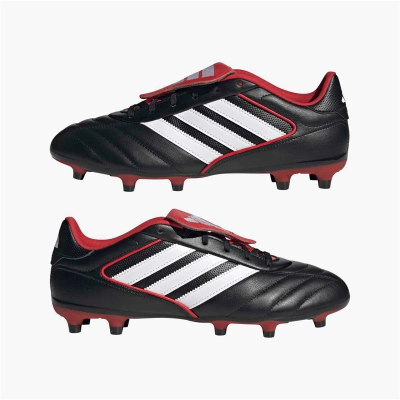 adidas Mens Copa Gloro II FG Firm Ground Football Boots Core Black/Footwear White/Better Scarlet