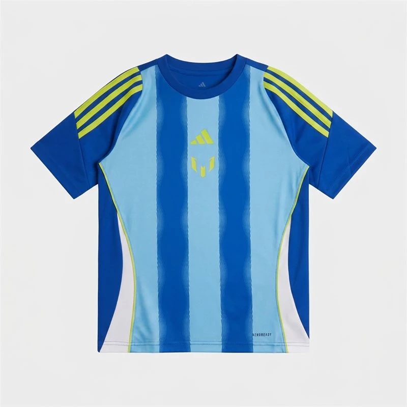 adidas Junior Messi Training Jersey Royal Blue