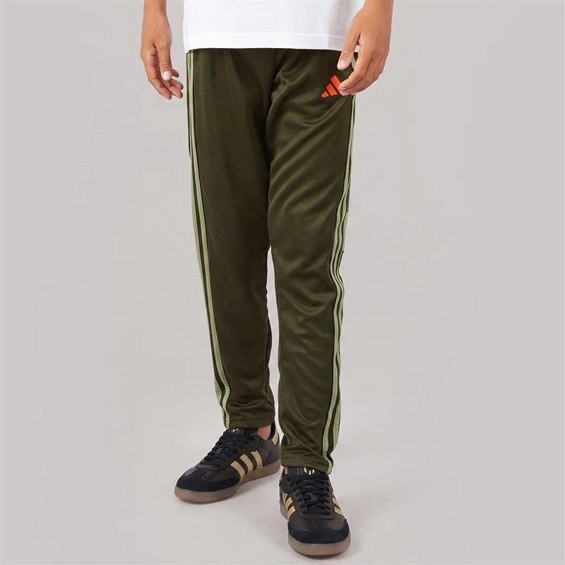 adidas Junior Tiro 25 Essentials Training Pants Night Cargo/Tent Green/Impact Orange