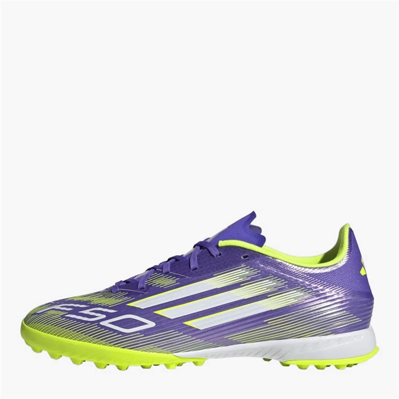 adidas F50 League Radiant Blaze Pack TF Astro Turf Football Boots Purple Rush/Cloud White/Lucid Lemon