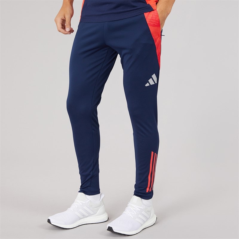 adidas Mens MUFC Manchester United 24/25 Tiro Track Pants Night Indigo/Bright Red