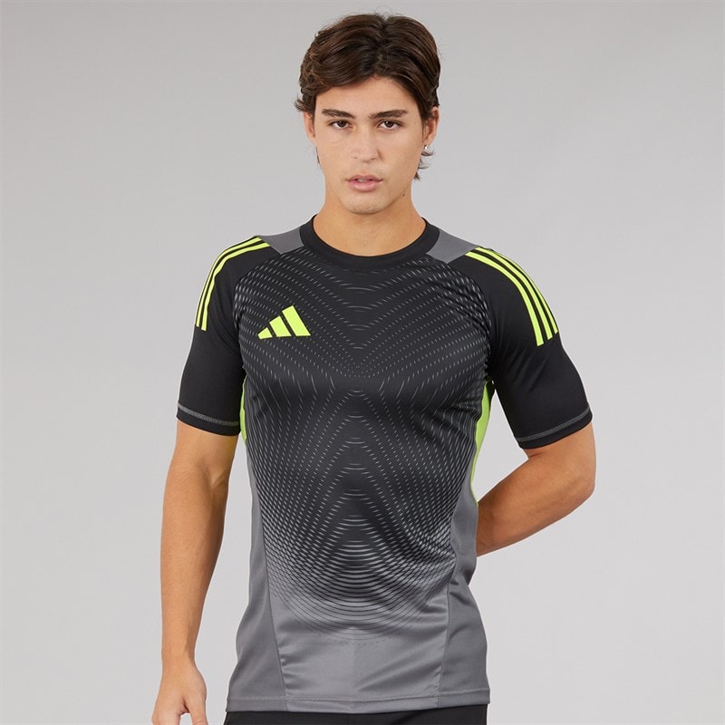 adidas Mens Tiro 25 Pro Jersey Grey Five