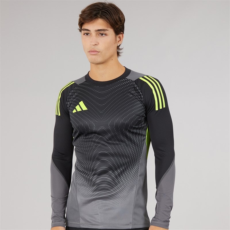 adidas Mens Tiro 25 Pro Long Sleeve Jersey Grey Five