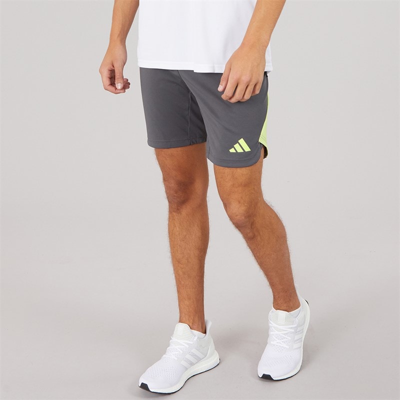 adidas Mens Tiro 25 Pro Shorts Grey Five