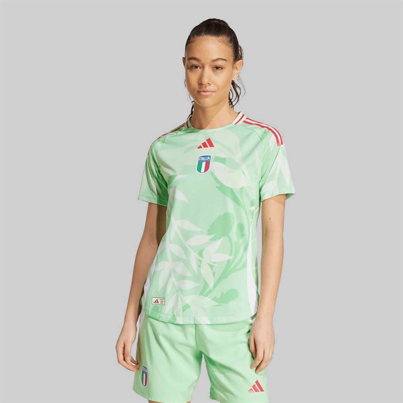 adidas Womens FIGC Italy 2025 (Womens Team) Authentic Away Jersey Glory Mint