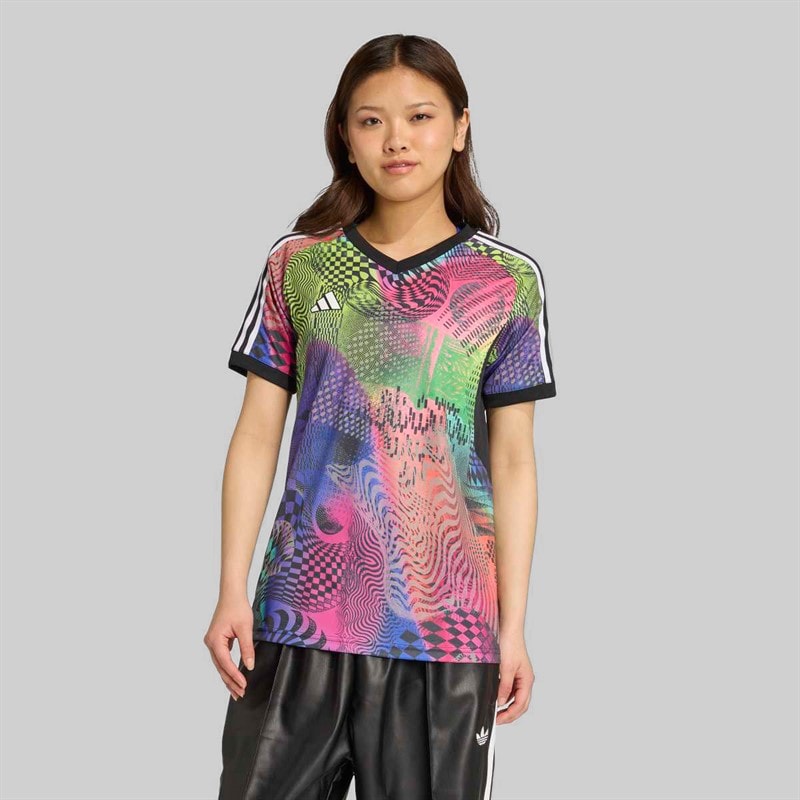 adidas Womens X Jeremy Scott Tiro T-Shirt Black
