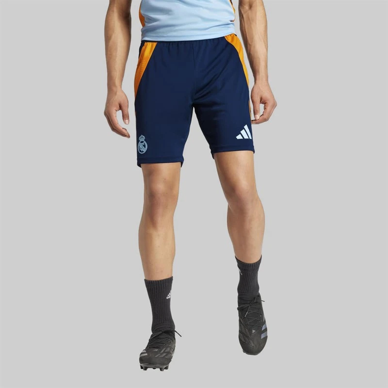 adidas Mens RMCF Real Madrid 24/25 Training Shorts Team Navy Blue/Crew