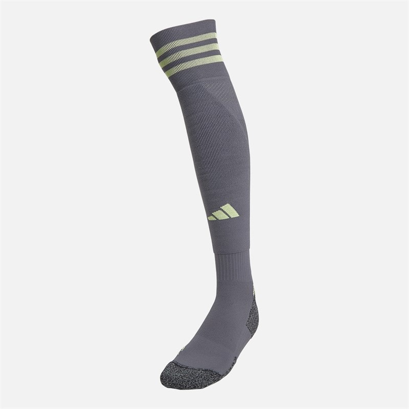 adidas Adi 25 AEROREADY Football Knee Socks Grey Five