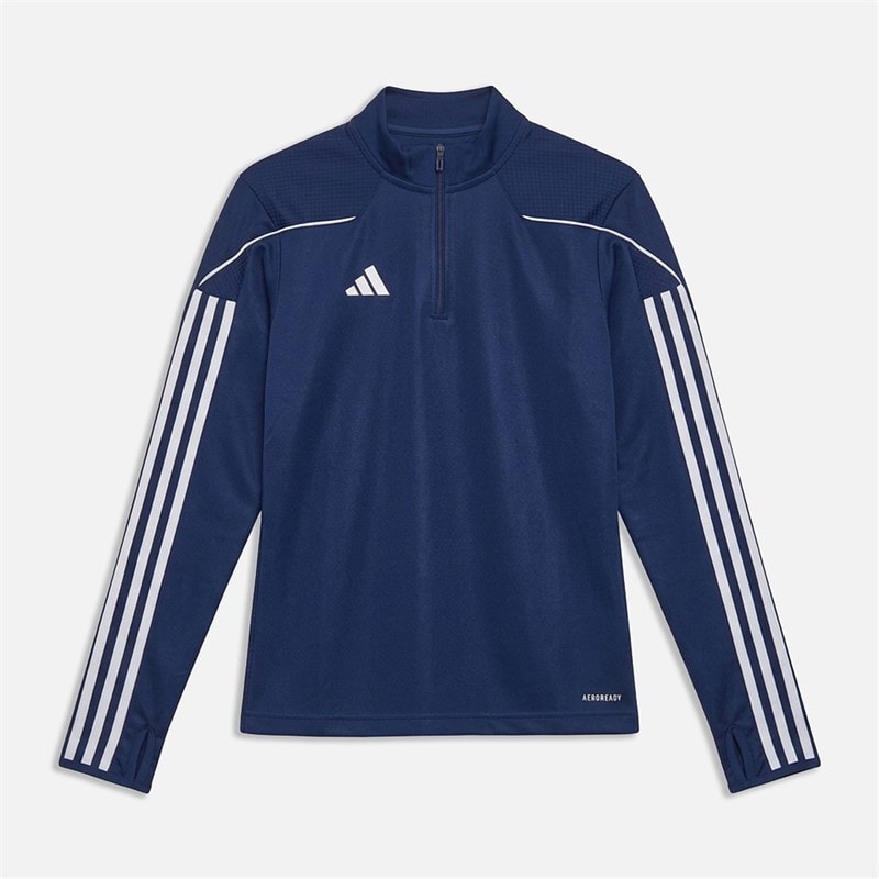 adidas Womens Tiro 23 League 1/4 Zip Track Top Team Navy Blue