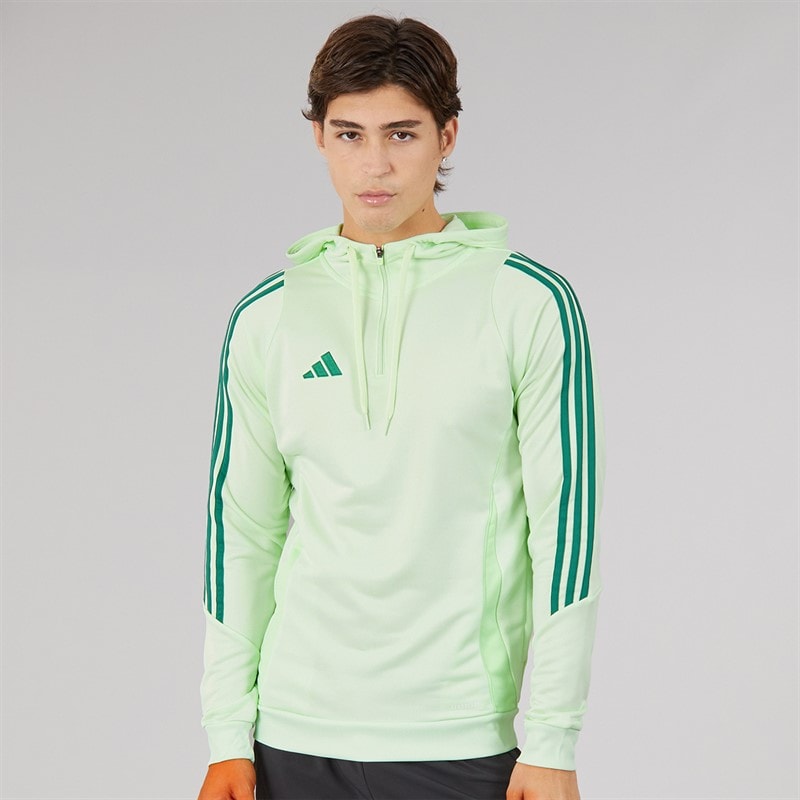 adidas Mens Tiro 24 Hoodie Green Mist/Tech Forest