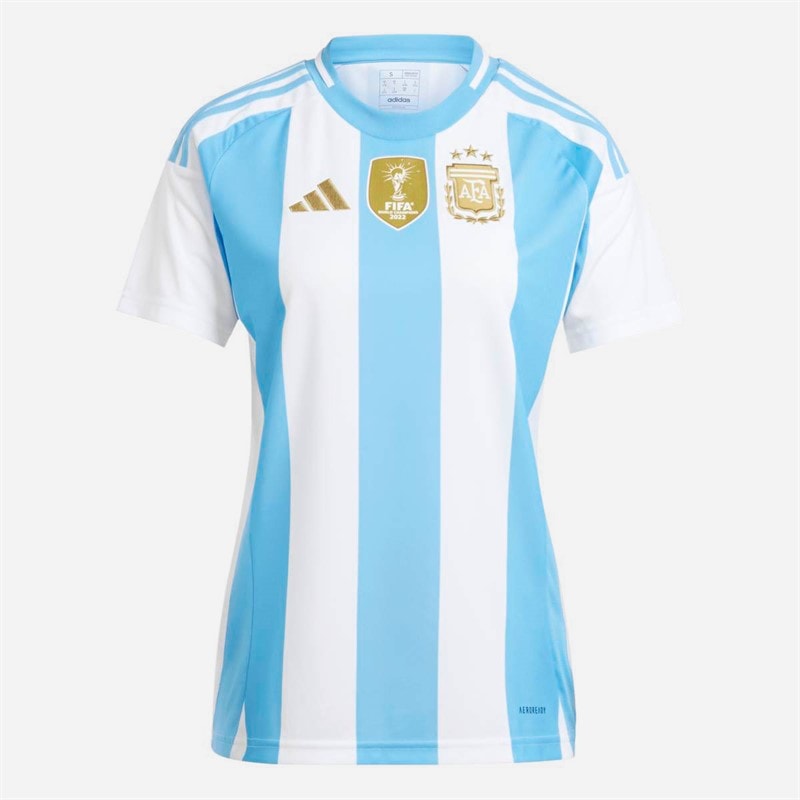 adidas Womens AFA Argentina 2024 Home Jersey White/Blue Burst