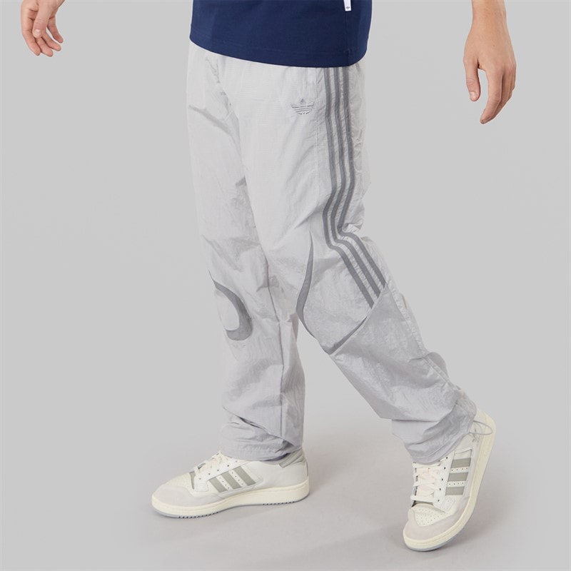 adidas Originals Mens Adicolor 2000s Woven Track Pants Grey Two/Grey Heather