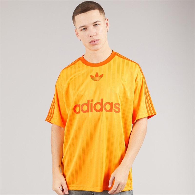 adidas Originals Mens Adicolor Poly T-Shirt Real Gold