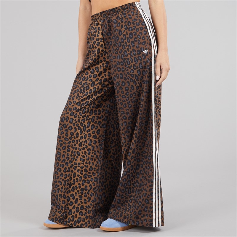 adidas Originals Womens Leopard Firebird Oversized Track Pants Multicolor
