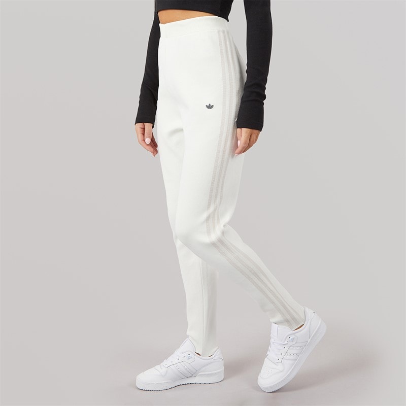 adidas Originals Womens Knitted Track Pants Off White