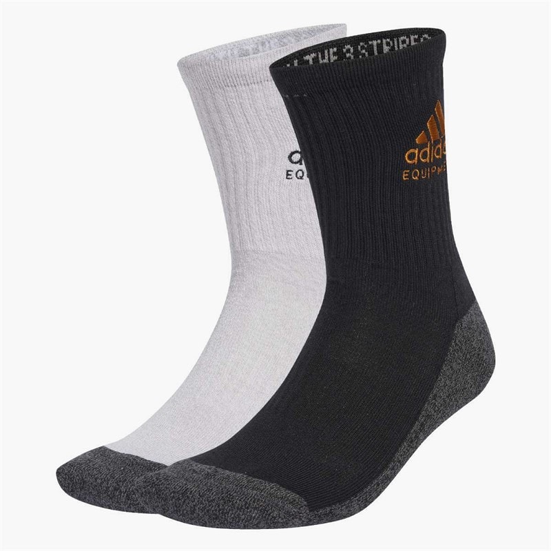adidas Originals EQT Equipment Two Pack Cushioned Crew Socks Black