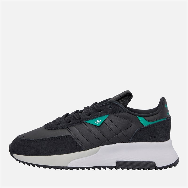adidas Originals Junior Retropy F2 Trainers Black/Black/Equipment Green