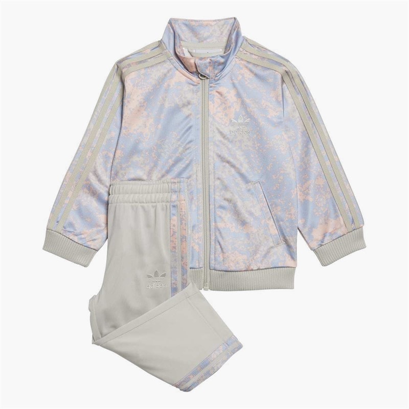 adidas Originals Infant Girls Trefoil Firebird Tracksuit Multicolor/Alumina