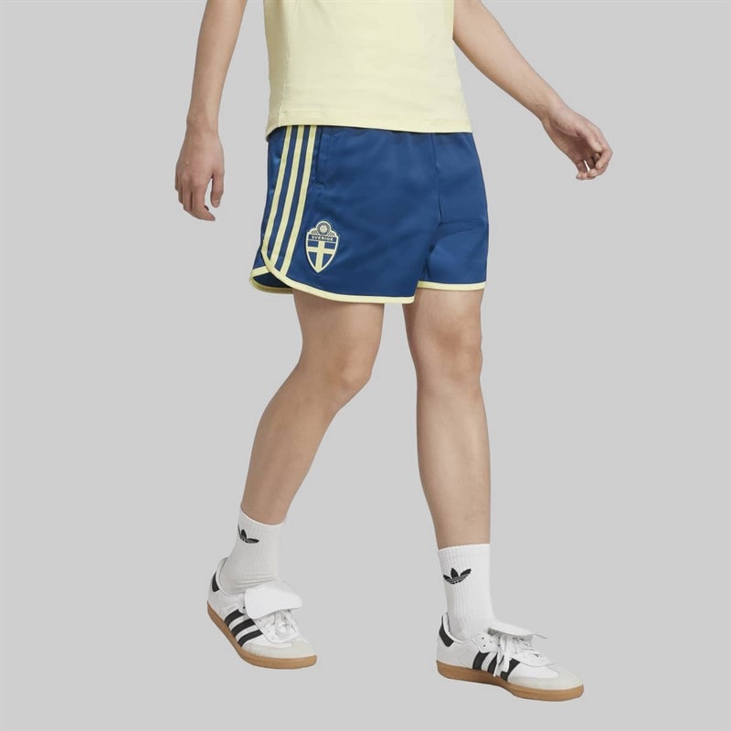 adidas Originals Womens SVFF Sweden Icon Shorts Legend Marine
