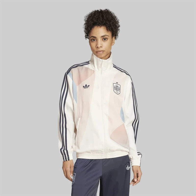 adidas Originals Womens RFEF Spain Track Jacket Core White