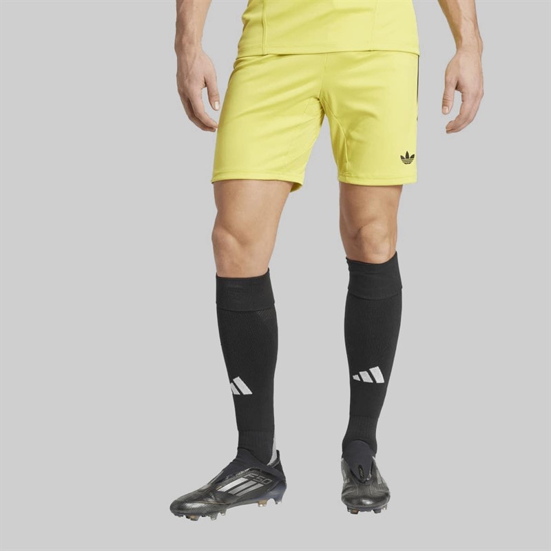 adidas Originals Mens Trefoil 25/26 Pro Shorts Pure Sulfur