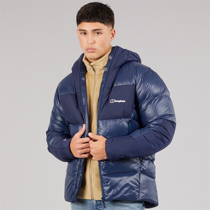 Berghaus Mens Arkos Reflect Hydrodown Insulated Jacket Dark Blue