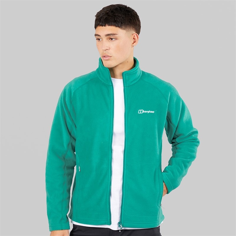 Berghaus Mens Asgarby Full Zip Fleece Jacket Turquoise