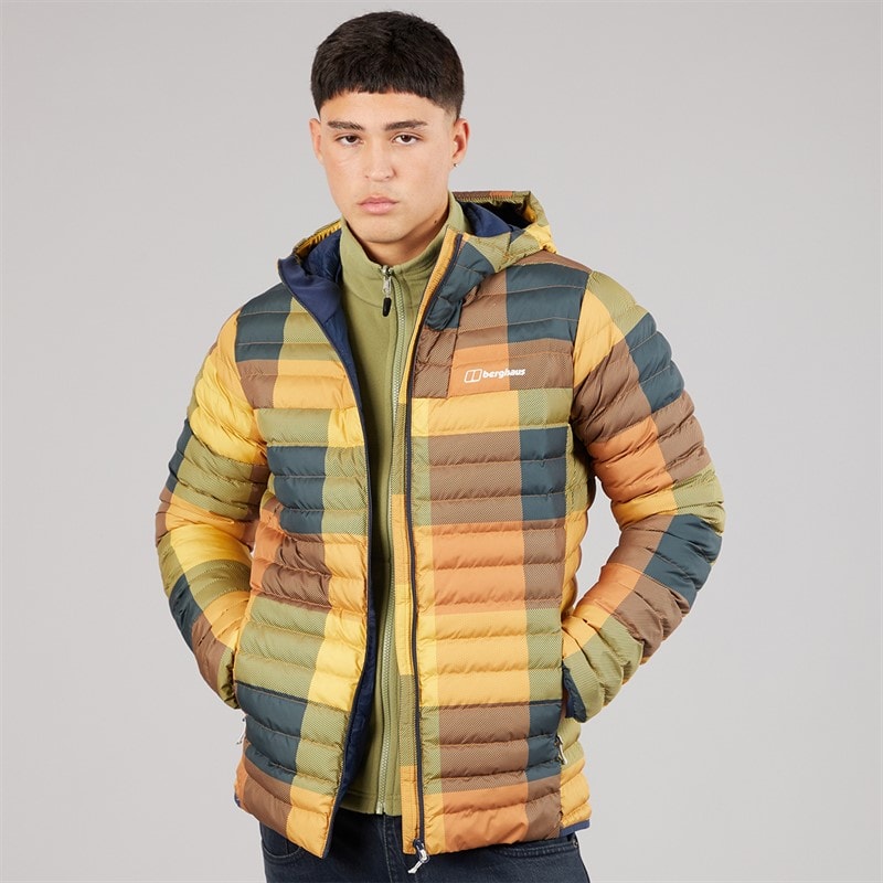 Berghaus Mens Lusby Hydroloft Insulated Jacket Brown/Dark Blue