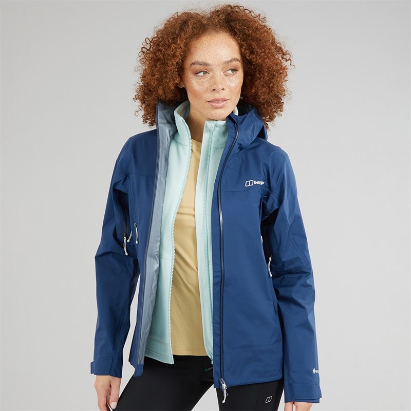 Berghaus Womens Summit Seeker Gore-Tex Waterproof Jacket Dark Blue