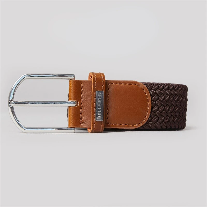 Bellfield Mens Stretch Belt Tan