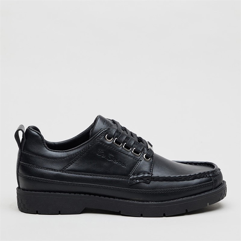 Ben Sherman Junior Boys Strum School Shoes Black