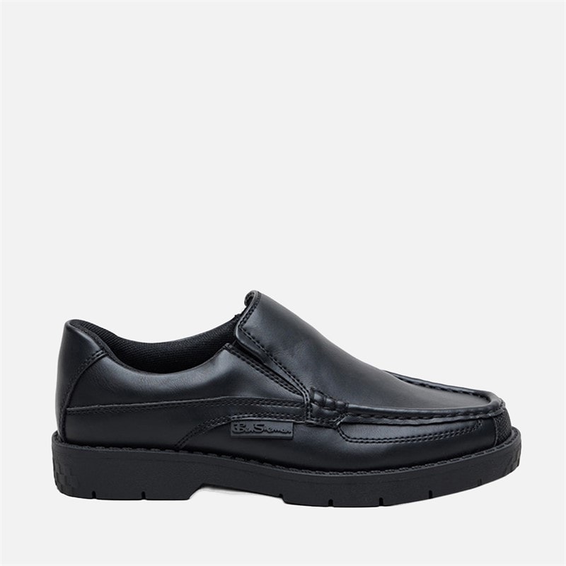 Ben Sherman Mens Strummer Slip On Shoes Black