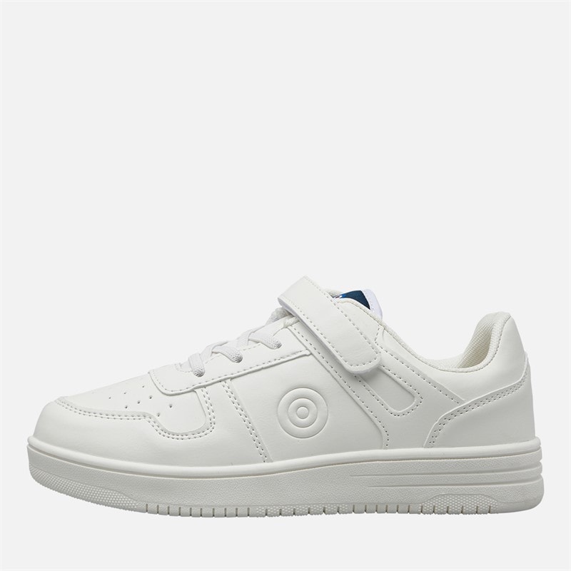 Ben Sherman Junior Boys Bronx Strap Trainers White