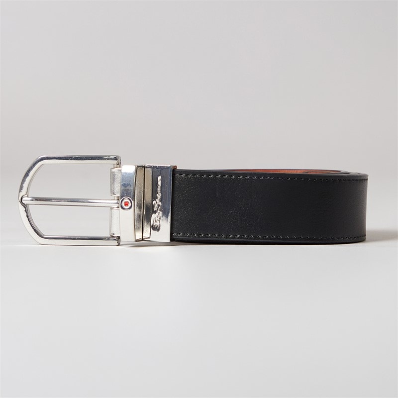 Ben Sherman Mens Boxed Webber Belt Black/Tan