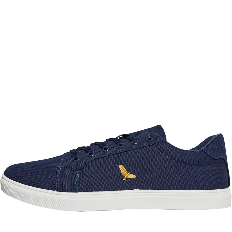 Brave Soul Mens Kite Eagle Canvas Pumps Navy