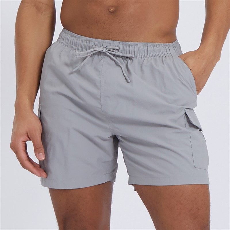 Brave Soul Mens Cooper Swim Shorts Grey
